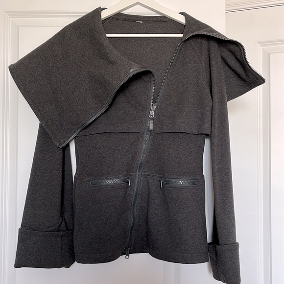 Lululemon Full Zip L/S Jacket, Grey, 6 - Picture 3 of 13